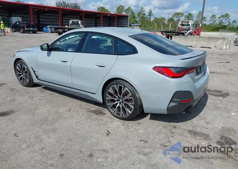2024 BMW 4 Series Gran Coupe 430I из США, поврежденный, VIN WBA63AV00RFS05812